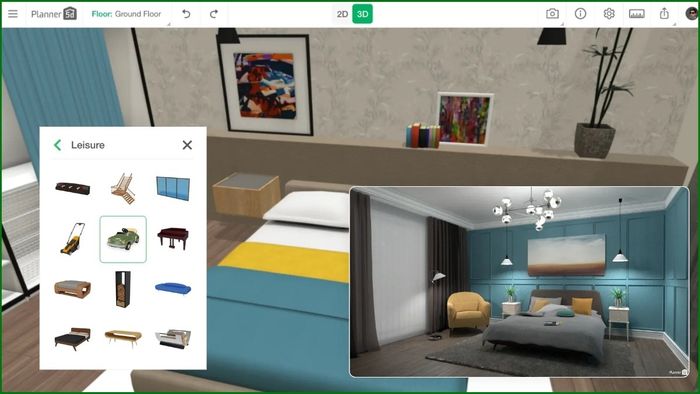 Planner 5D: Home Design, Decor - ứng dụng thiết kế nhà tiện lợi