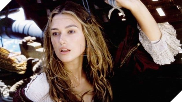 Hình ảnh nữ diễn viên Keira Knightley trong Love Actually và loạt phim Pirates of the Caribbean.