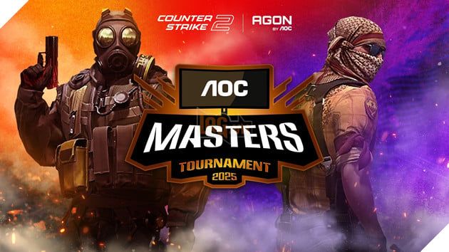 AOC Masters 2025 trở lại cùng với tựa game Counter-Strike 2 (CS2), mang đến tổng giải thưởng lên đến 20.000 USD.