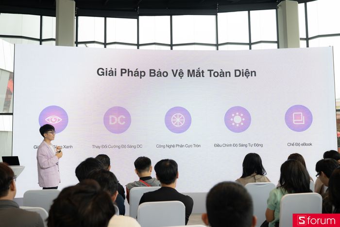 Các giải pháp bảo vệ mắt cho người dùng giúp giảm thiểu sự mỏi mắt và bảo vệ thị lực lâu dài.