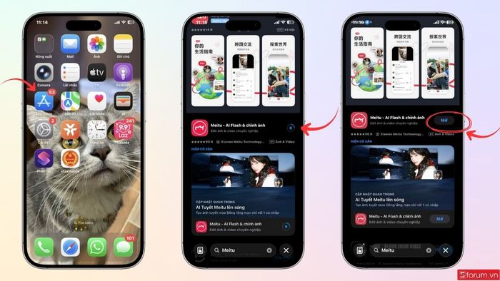 Tải ngay ứng dụng Meitu về thiết bị của bạn