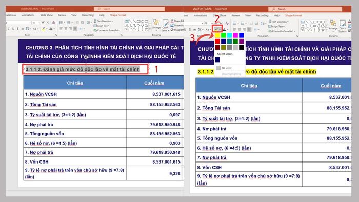 Hướng dẫn cách sử dụng công cụ tô sáng văn bản trong PowerPoint