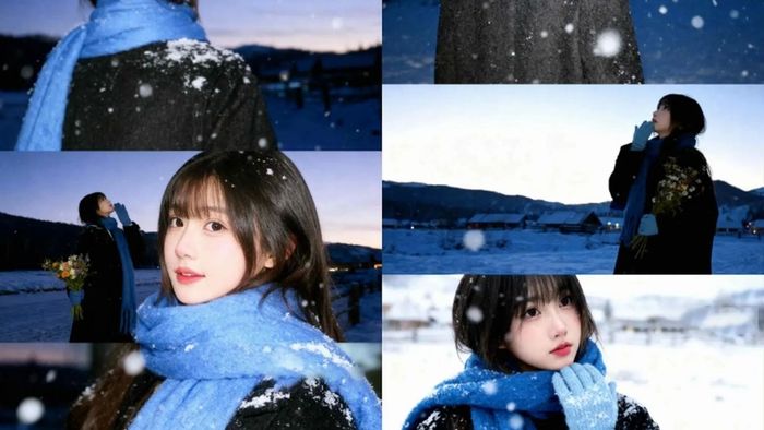 Cách tạo ảnh tuyết đẹp mắt bằng Meitu, cực dễ thực hiện.