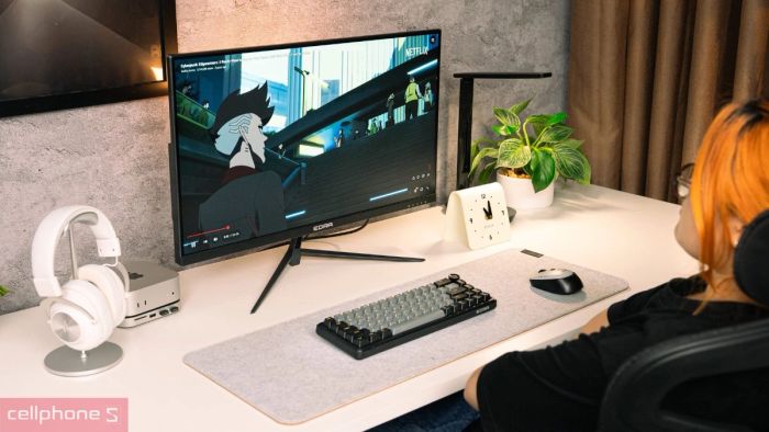 Độ phân giải Full HD Màn hình E-DRA EGM27F120S 27 inch