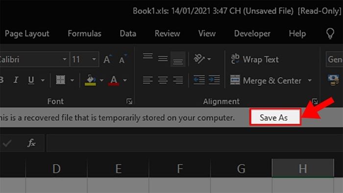 Cach-lay-lai-file-Excel-chua-luu-11