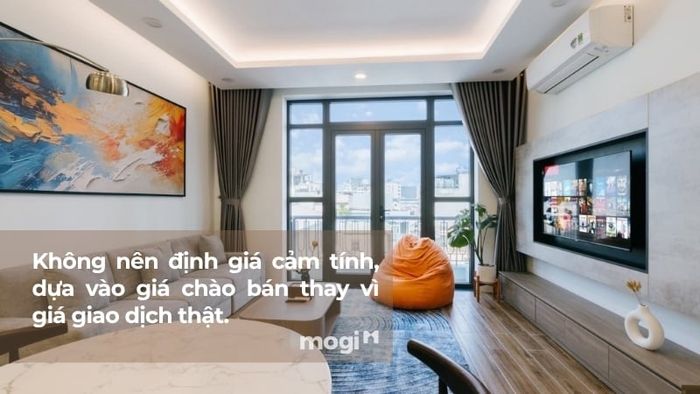 Không nên định giá căn hộ chỉ dựa vào giá chào bán mà không kiểm tra các yếu tố khác