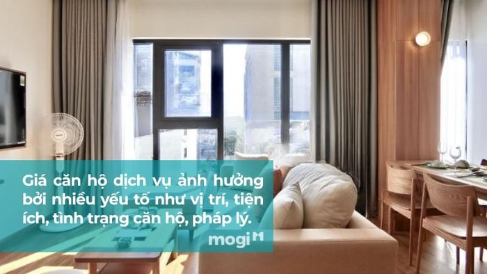 Giá trị của căn hộ dịch vụ bị ảnh hưởng bởi nhiều yếu tố khác nhau