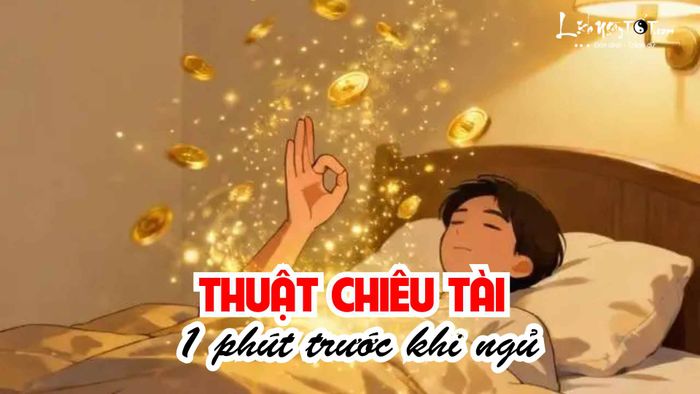 Thuật chiêu tài 1 phút trước khi chìm vào giấc ngủ