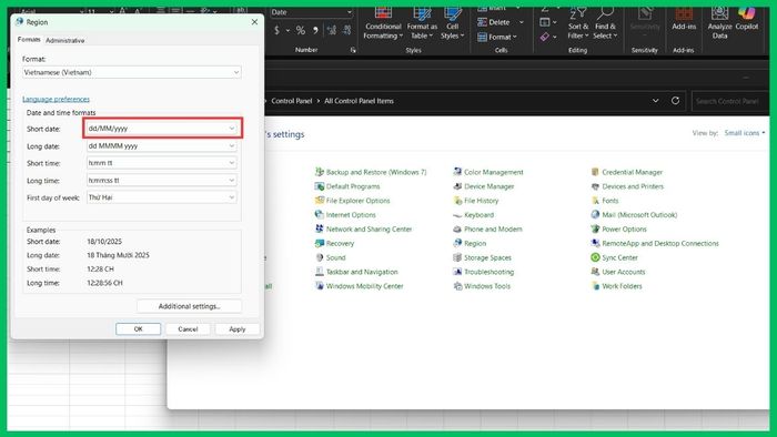 Lỗi thường gặp khi tính quý trong Excel và cách xử lý