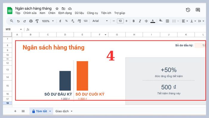 Hướng dẫn tải và sử dụng mẫu dashboard Google Sheets 3