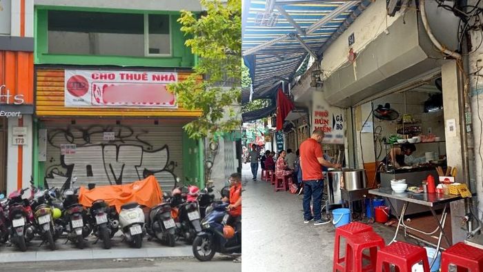 Giá thuê mặt bằng ở các tuyến đường chính luôn cao hơn so với các mặt bằng nằm trong hẻm.