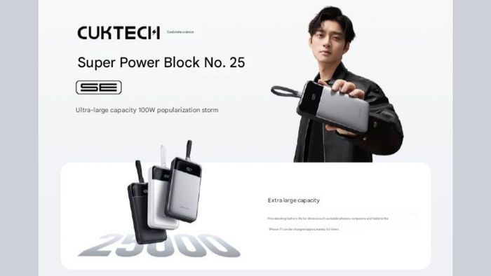 Cuktech No. 25 Super Power Block SE tương thích với đầy đủ các giao thức sạc nhanh phổ biến hiện nay