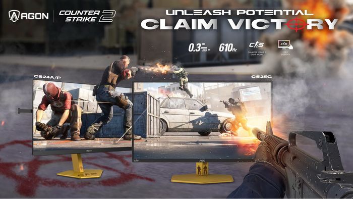 AOC Master 2025 quay lại với Counter-Strike 2, tổng giải thưởng lên tới nửa tỷ đồng.