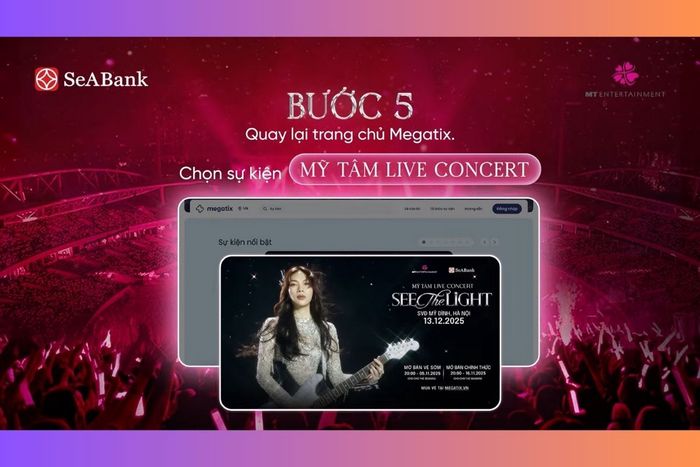 Cách săn vé concert See The Light dễ dàng mà bạn không thể bỏ qua 5
