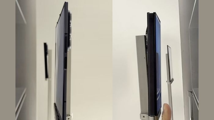 Galaxy Z TriFold có thiết kế dày hơn Z Fold7, điều này rất dễ nhận thấy.