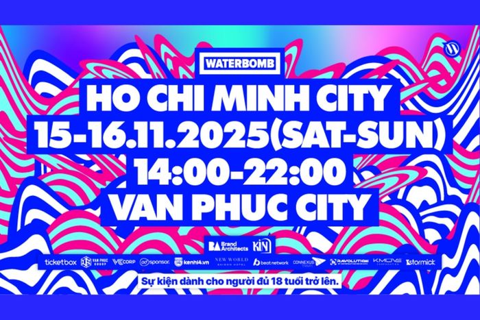 Waterbomb Ho Chi Minh City 2025: Đại tiệc âm nhạc kết hợp bắn nước đỉnh cao
