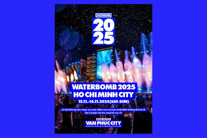 Thời gian và địa điểm tổ chức sự kiện Waterbomb 2025