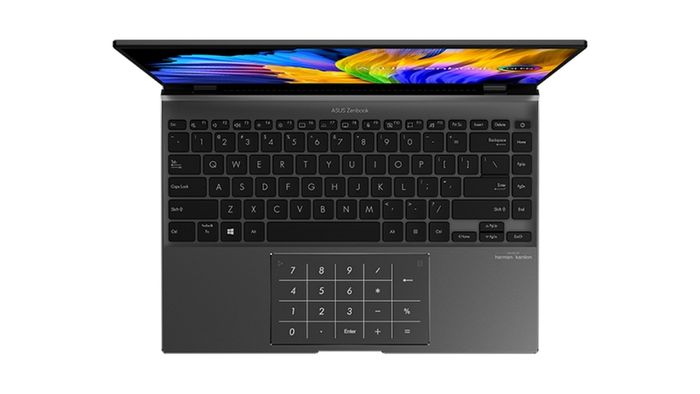 Backlit Chiclet Keyboard.