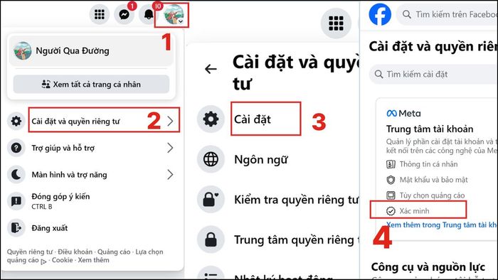 Verify mạng xã hội