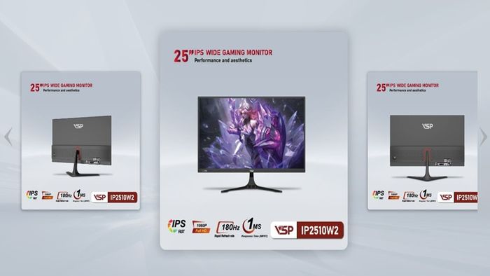 Màn hình VSP IP2510W2 24.5 inch viền mỏng. Màn hình VSP IP2510W2 24.5 inch viền mỏng.