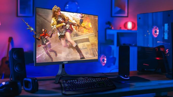 Tấm nền Fast IPS với độ phủ màu vượt trội. Tấm nền Fast IPS với độ phủ màu vượt trội.