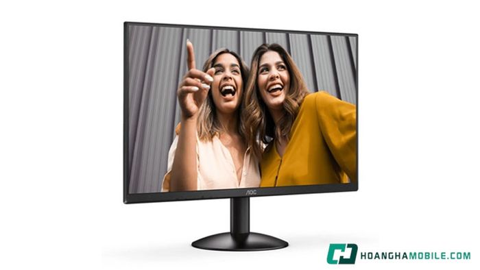 Một trong những điểm nổi bật dễ nhận thấy của màn hình AOC 22B30HM2/74 là thiết kế viền siêu mỏng với kích thước 21.45 inch
