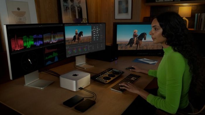 Mặc dù sở hữu hiệu suất cao, Mac Studio M4 Max được thiết kế để tiêu thụ năng lượng hiệu quả Mặc dù sở hữu hiệu suất cao, Mac Studio M4 Max được thiết kế để tiêu thụ năng lượng hiệu quả