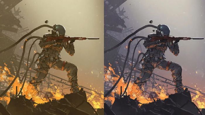 Giảm lượng ánh sáng xanh. Giảm lượng ánh sáng xanh.