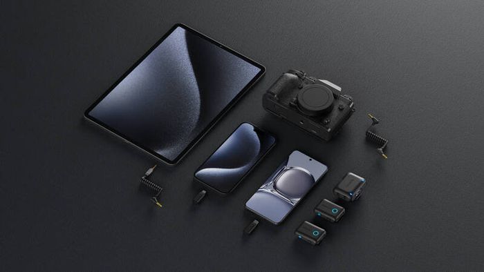 SARAMONIC BLINK500B2+ Đầy đủ kết nối, dễ dàng kết hợp với các thiết bị điện tử.