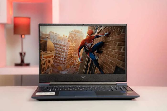 Gaming HP Victus 15 Màn hình 15.6 inch, tấm nền IPS, Full HD 1920x1080, tần số quét 60Hz.