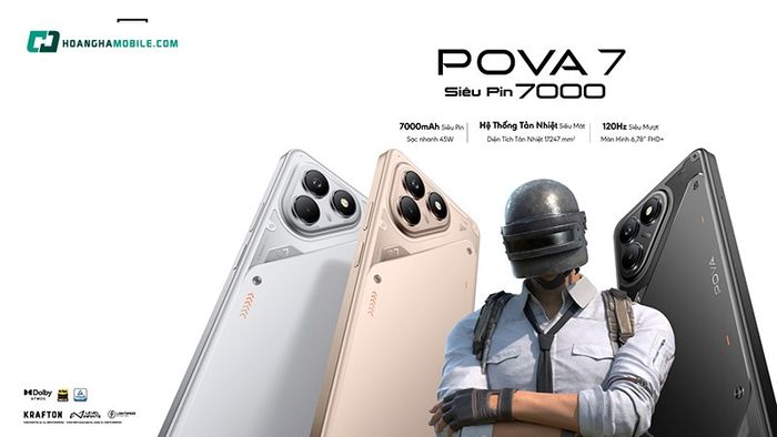 TECNO POVA 7 là mẫu smartphone nổi bật trong phân khúc tầm trung với cấu hình mạnh mẽ và thiết kế năng động