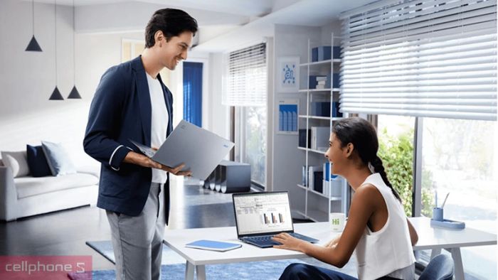 Thiết kế laptop Acer Swift 14 AI SF14-51-75VP