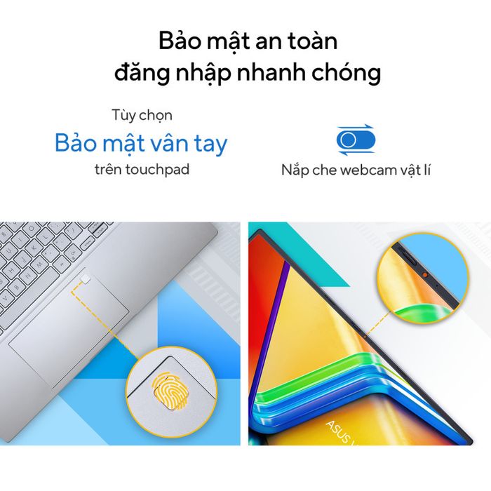 Bàn phím fullsize trên laptop ASUS VivoBook 15