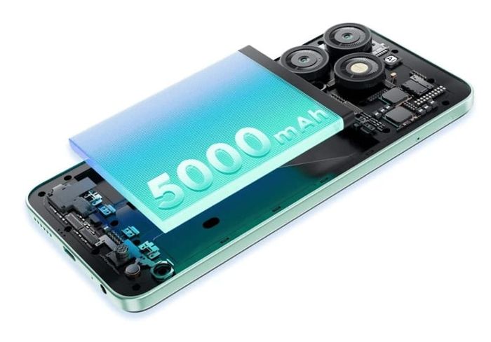 Pin 5000mAh. Pin 5000mAh.