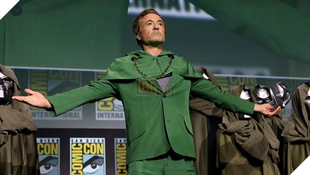 Hình ảnh của Robert Downey Jr. tại sự kiện công bố dự án phim Avengers: Doomsday.