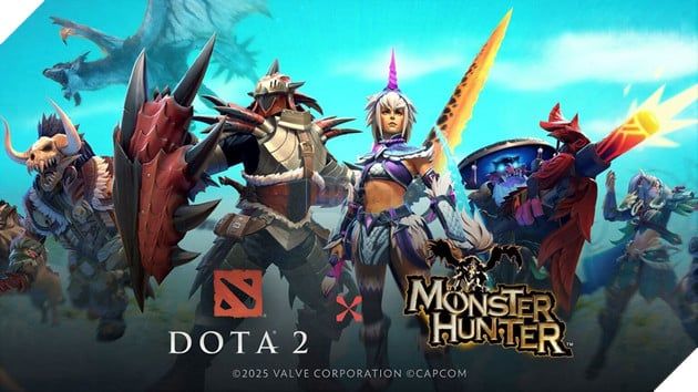 DOTA 2 Gây Sốc Khi Công Bố Hợp Tác Cùng Thương Hiệu Monster Hunter