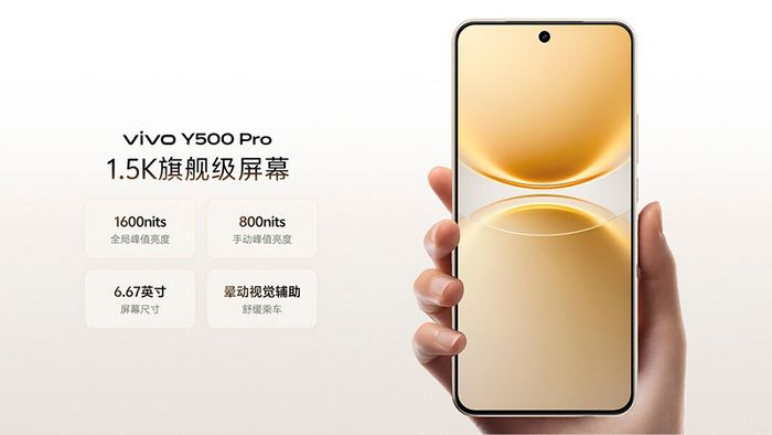 Vivo Y500 Pro ra mắt