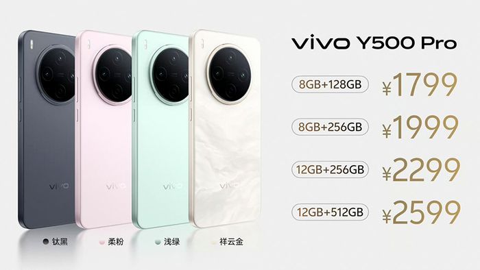 Vivo Y500 Pro ra mắt