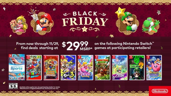 Nhiều game của Nintendo đang được giảm giá mạnh