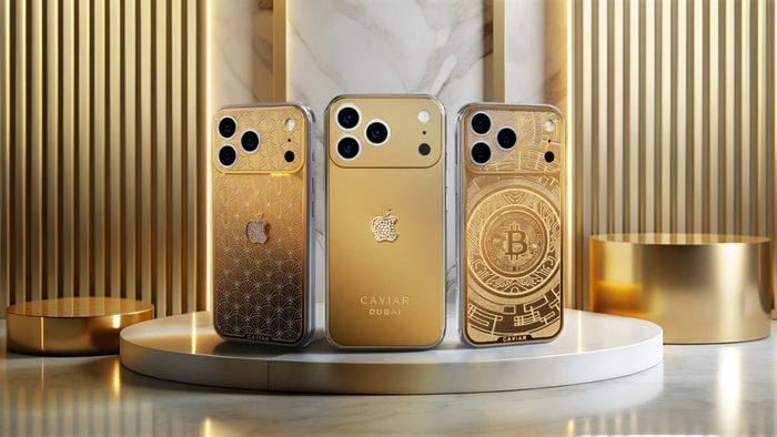 Bộ sưu tập iPhone 17 Gold Collection của Caviar mang giá trị ngang bằng một gia tài.