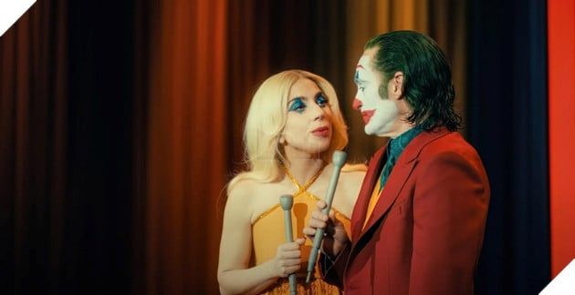 Chân dung nữ ca sĩ Lady Gaga và bạn diễn trong tạo hình nhân vật trong phim Joker 2.