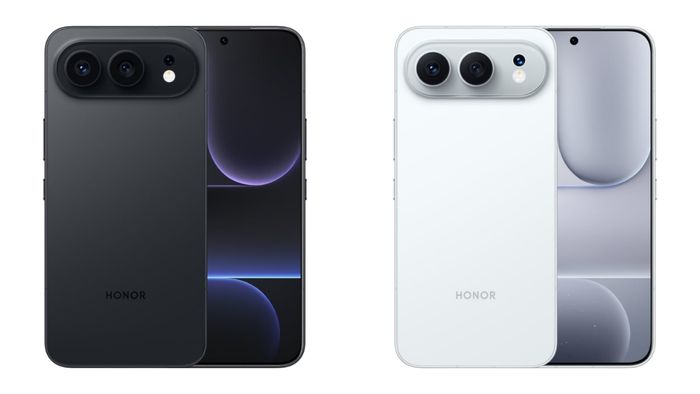 HONOR 500 với hai màu sắc Đen Obsidian và Bạc ánh trăng