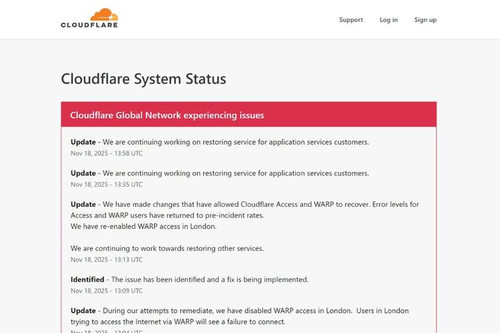 Tầm quan trọng của Cloudflare và những tác động khi hệ thống này gặp sự cố lớn