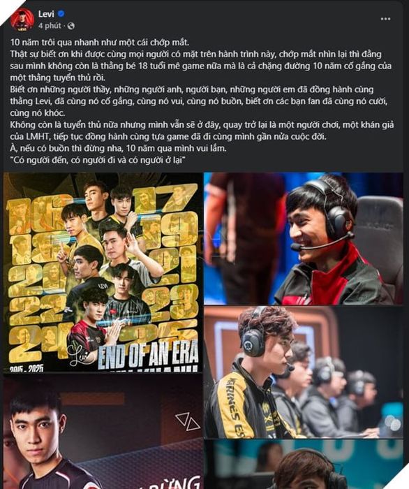 LMHT: Đội Trưởng GAM Esports, Người Đi Rừng Levi Chính Thức Từ Giã Sự Nghiệp 3