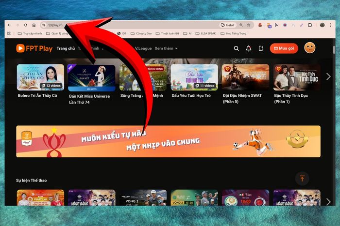 Hướng dẫn chi tiết bước 1 để xem Miss Universe 2025 trên FPT Play
