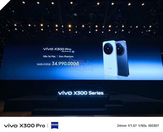 Vivo X300 Series chính thức ra mắt tại Việt Nam: Bộ đôi vua camera ZEISS 200MP, thiết lập tiêu chuẩn mới trong nhiếp ảnh di động.