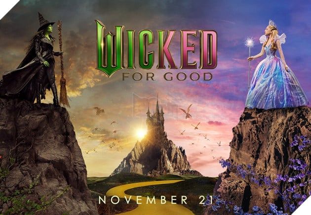 Poster phim *Wicked: For Good*.