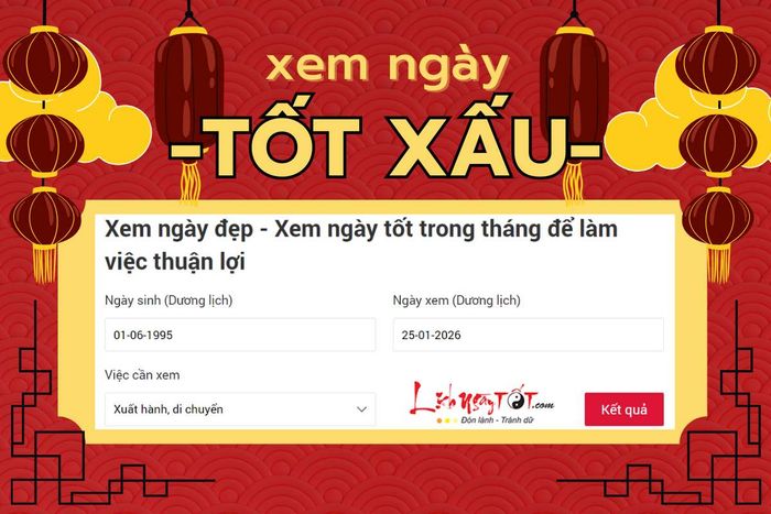 Chọn ngày tốt tháng 3 năm 2026 theo ngày tháng năm sinh
