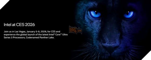 Intel chính thức công bố dòng CPU Core Ultra Series 3 Panther Lake tại CES 2026