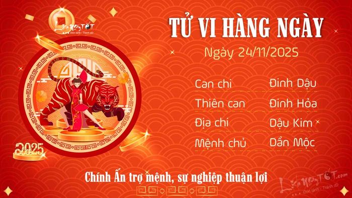 3. Tử vi hàng ngày 24-11-2025 - Tuổi Dần
